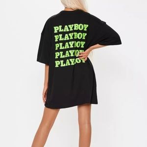 NWT Playboy x missguided T-shirt dress